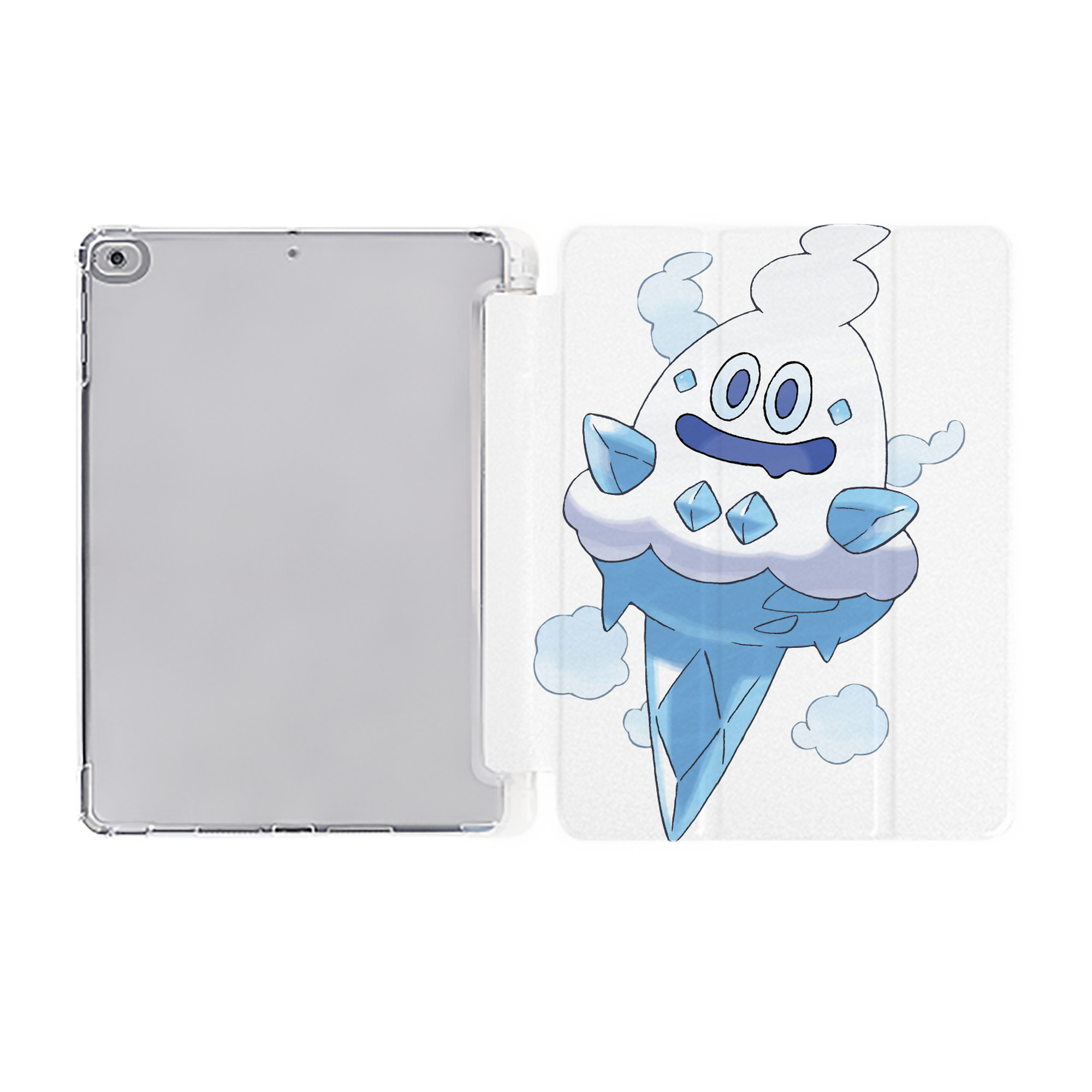 （画像用） ポケットモンスター Pokémon IPad ケース ペン収納付き 三つ折りスタンド PUレザー×シリコン 対応機種9.5/10.5/10.9インチ